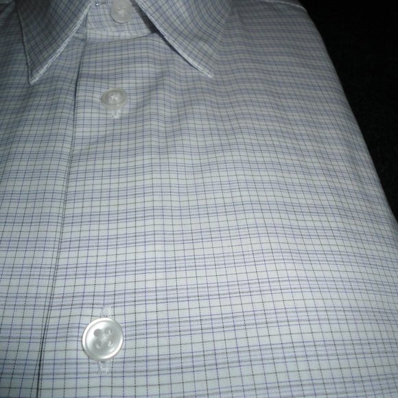 CALVIN KLEIN PURPLE MULTI-STRIPE DRESS SHIRT - Picture 6 of 6